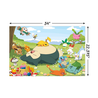 Pokémon: Group Picnic Rolled Poster [22.375" x 34"]