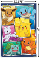 Pokémon: Group Collage Rolled Poster [22.375" x 34"]