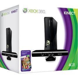Microsoft Xbox 360 Slim Console w/ Kinect [4GB] (Matte Black)