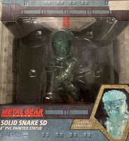 Metal Gear Solid Snake SD Clear Stealth Camouflage EX SD 8" PVC Statue