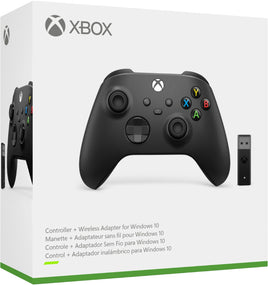 Microsoft Xbox Series X|S Controller [Carbon Black] + Wireless Adapter for PC