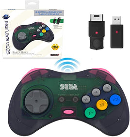 Retro-Bit SEGA Saturn Wireless 2.4 GHz Control Pad V2 [Slate Grey]