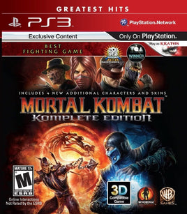 Mortal Kombat: Komplete Edition - Greatest Hits (PS3)
