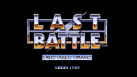 Last Battle (Genesis)