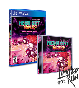 Limited Run #359: Neon City Riders + Soundtrack CD (PS4)