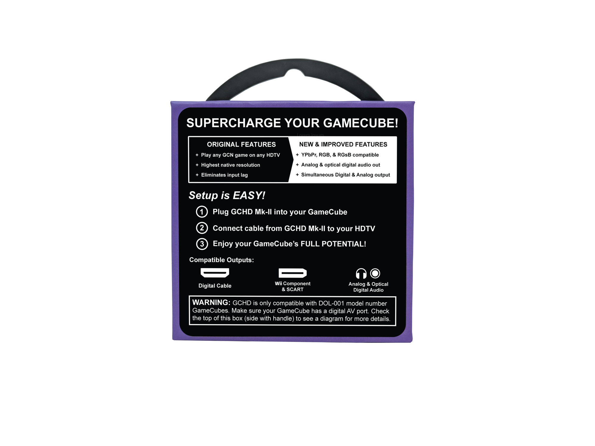 EON GCHD MK-II (GameCube Plug-N-Play Video Upscaler) - Indigo Purple ...