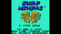 Surf Ninjas (Game Gear)