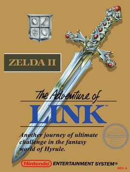 Zelda II: The Adventure of Link [Gold Cartridge] (NES)