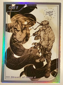 Limited Run Trading Card #061: Streets of Rage 4 (Silver)