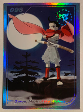 Limited Run Trading Card #098: Garou: Mark of the Wolves (Silver)