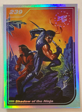 Limited Run Trading Card #239: Shadow of the Ninja(Silver)