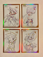 Limited Run Trading Card Set #041, 042, 043, 044: Shantae and the Seven Sirens [4 Cards] (Gold)