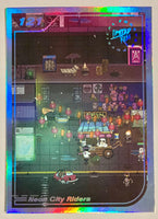 Limited Run Trading Card #121: Neon City Riders (Silver)