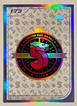 Limited Run Trading Card #173: Limited Run Games 5th Anniversary (Silver)