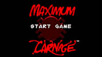 Spider-Man Venom: Maximum Carnage [Gray Cartridge] (SNES)