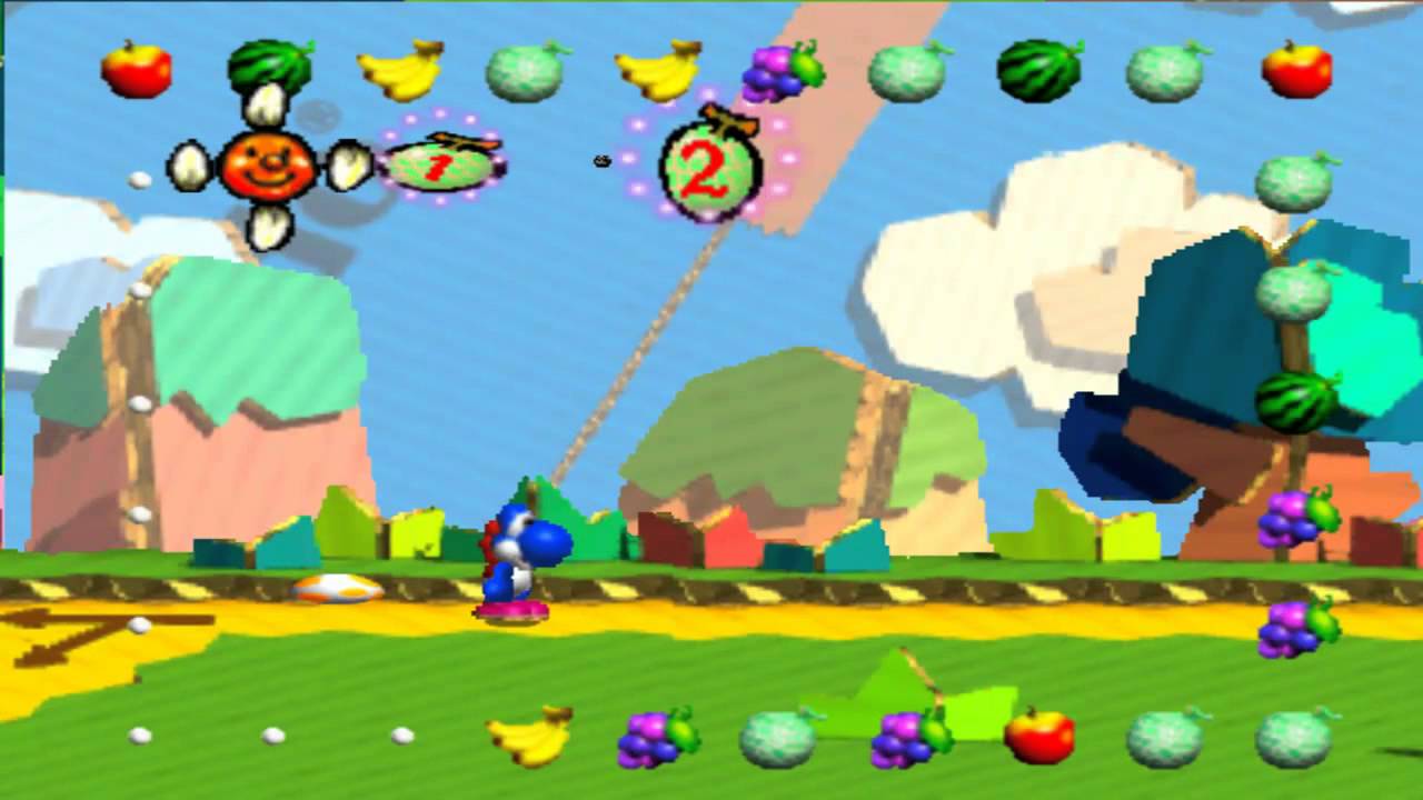 Background Nintendo 64 Pc Yoshi's Story Level Background