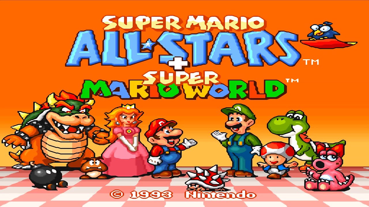 Mario World Super Mario All Stars 2d Theme Park Super Mario Bros