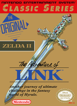 Zelda II: The Adventure of Link [Gray Cartridge] (NES)