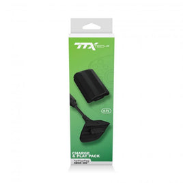 TTX Tech Charge and Play Pack for Xbox 360 (Black)