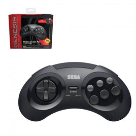 Retro-Bit SEGA Genesis 8-Button Arcade Pad Wireless 2.4 GHz V2 [Black]