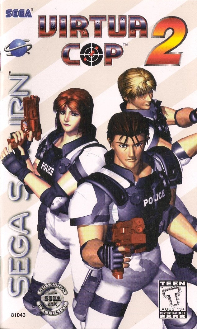 VIRTUA COP1&2  ２枚セット　ガン付き Sega Saturn - Virtua Cop – The Generation X of America